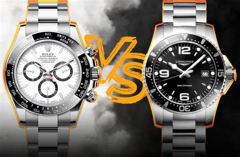 rolex vs longines watch.